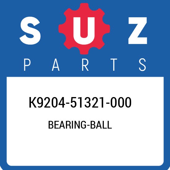 K9204-51321-000 Suzuki Bearing-ball K920451321000, New Genuine OEM Part
