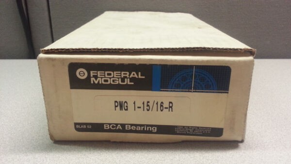National BCA Bower Bearings / Federal Mogul PWG-1-15/16-R Bearing