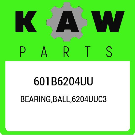 601B6204UU Kawasaki Bearing,ball,6204uuc3 601B6204UU, New Genuine OEM Part