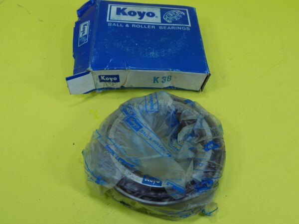 NOS Koyo K38 Tapered Roller Bearing Set