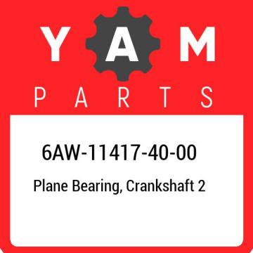 6AW-11417-40-00 Yamaha Plane bearing, crankshaft 2 6AW114174000, New Genuine OEM