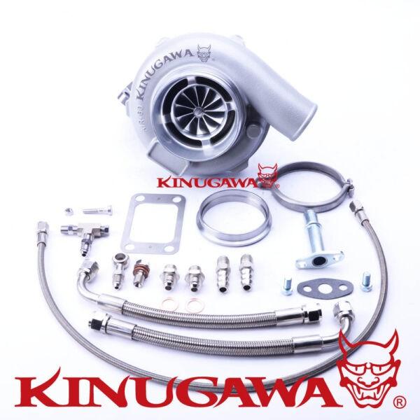 Kinugawa GTX Ball Bearing Turbo For TOYOTA 1JZ 2JZ GTX3076R w/ .82 T3 V-Band #1 image